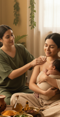 Common Postnatal Challenges and How Ayurveda Helps Overcome Them