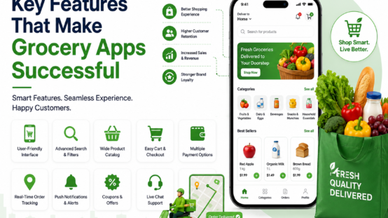Key Features That Make Grocery Apps Successful