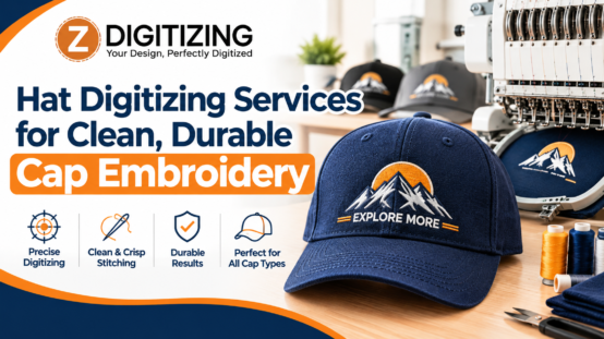 Hat Digitizing Services for Clean, Durable Cap Embroidery