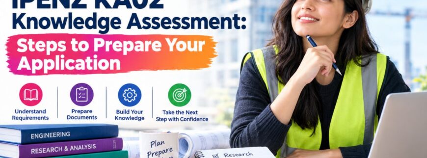 IPENZ KA02 Knowledge Assessment: Steps to Prepare Your Application