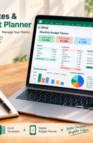 Excel Templates & Digital Budget Planner
