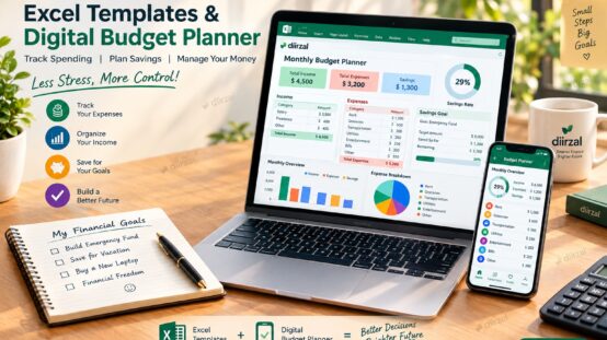 Excel Templates & Digital Budget Planner